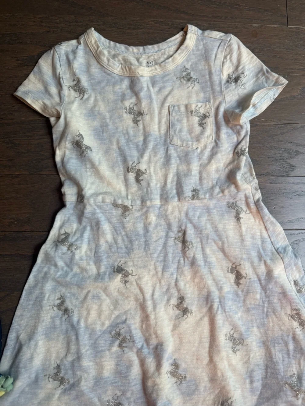 Girls dress lot size small gap unicorns ABC letter dress